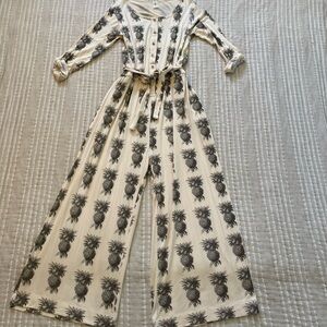 Kate Quinn pineapple jumpsuit